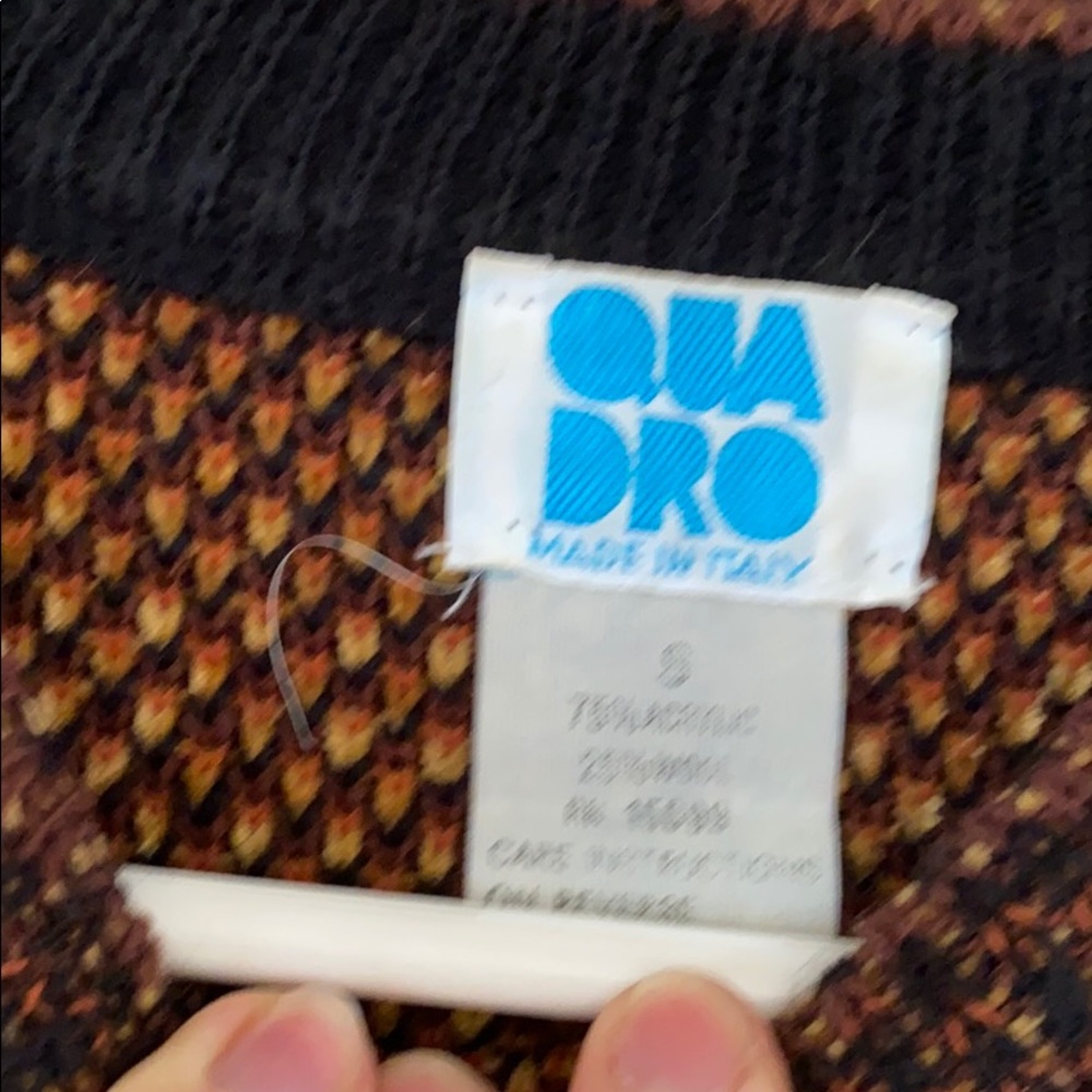 Italian Funky Wool Sweater - Picture 3 of 3